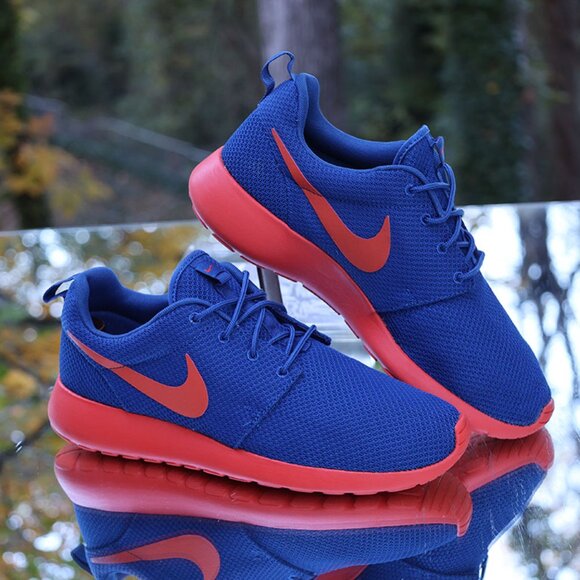 Nike Roshe Run Dark Royal Blue Orange 2013 - Picture 3 of 13
